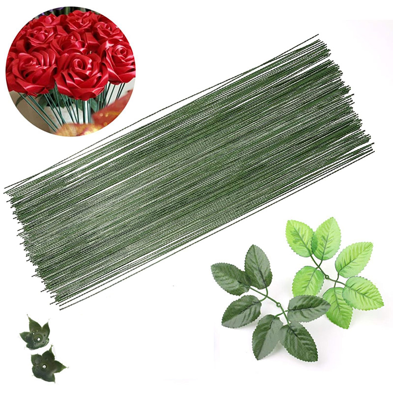 Wire Stem Florist - 50/100 Uds. de Varillas de Alambre