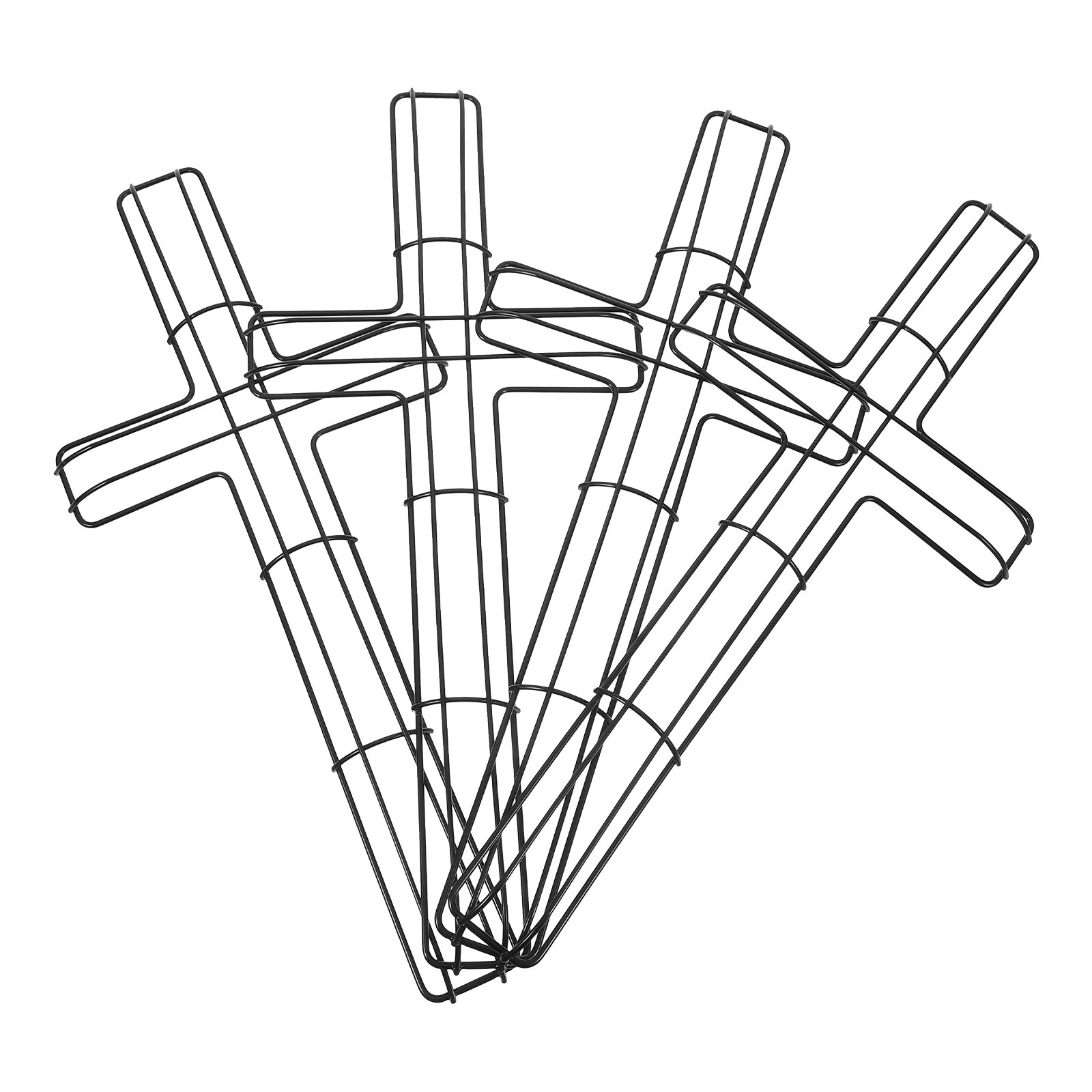 Wreath Form Wire - 4 Piezas de Marcos Metálicos para