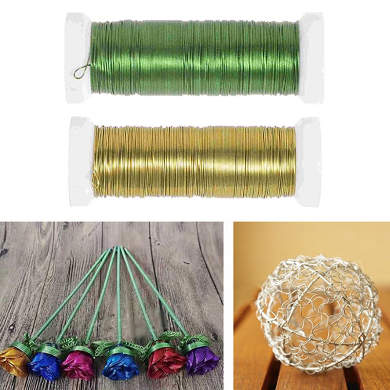 Wire Stem Florist - 1 rollo de alambre floral de