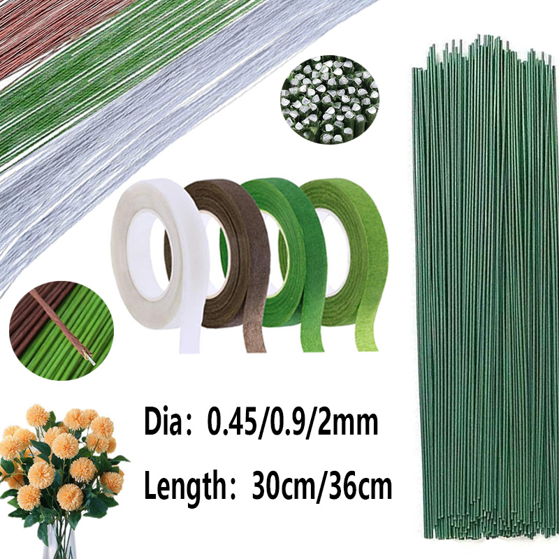 Wire Stem Florist - Vástagos de alambre floral verde claro