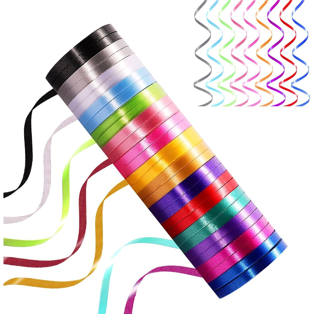 Florist Supply Ribbon - 30 rollos de cinta rizada colorida
