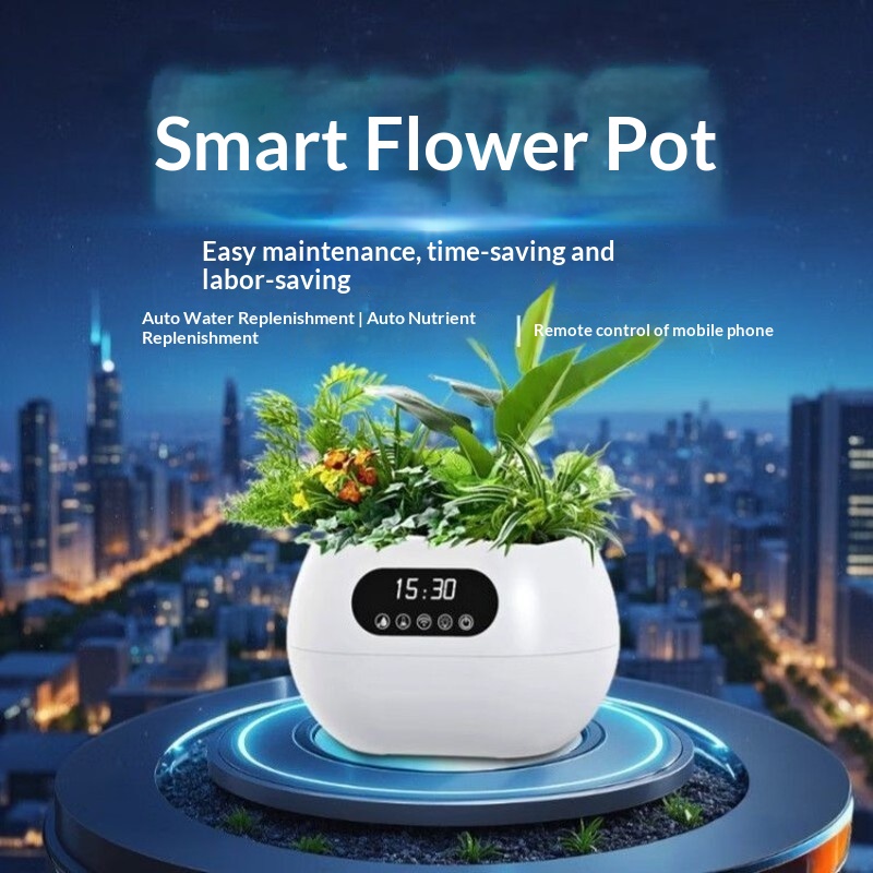 Flower Supplies - Maceta Inteligente con IA, Riego Automático,