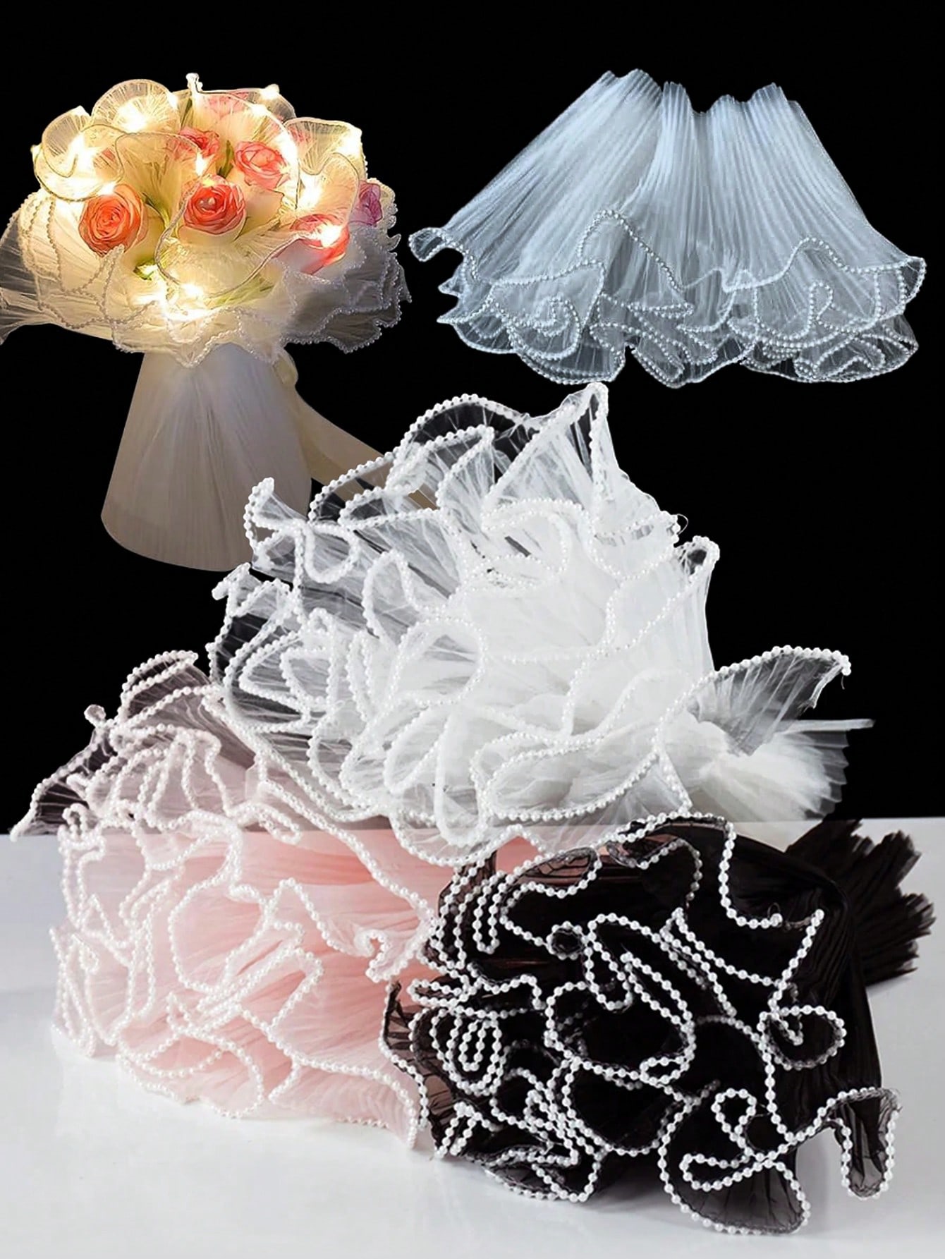Ae Florist Supply - Papel de malla para envolver flores