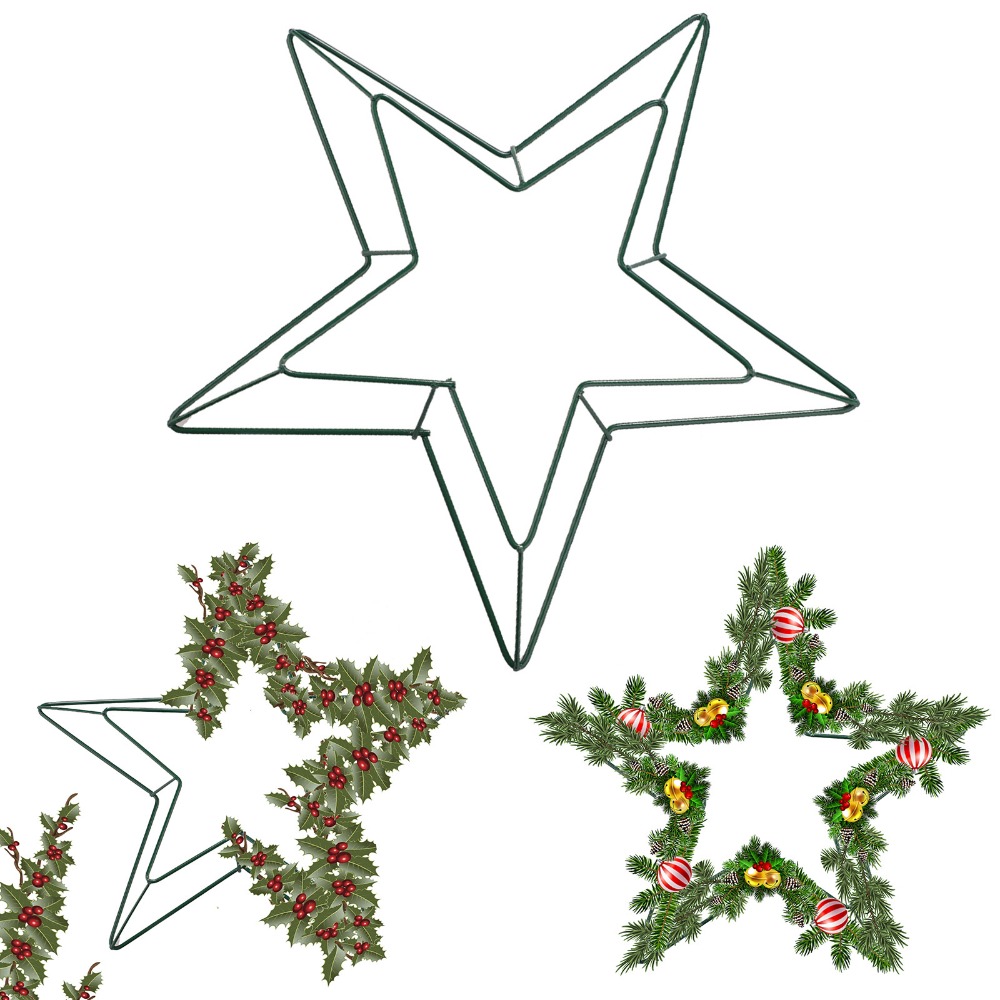 Marco de Alambre Metálico Pers - Wreath Form Wire reseña y precio