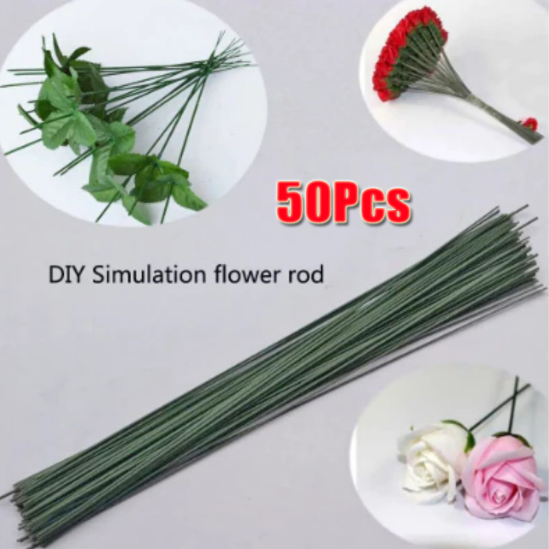 50 Uds. de tallos de alambre f - Wire Stem Florist reseña y precio
