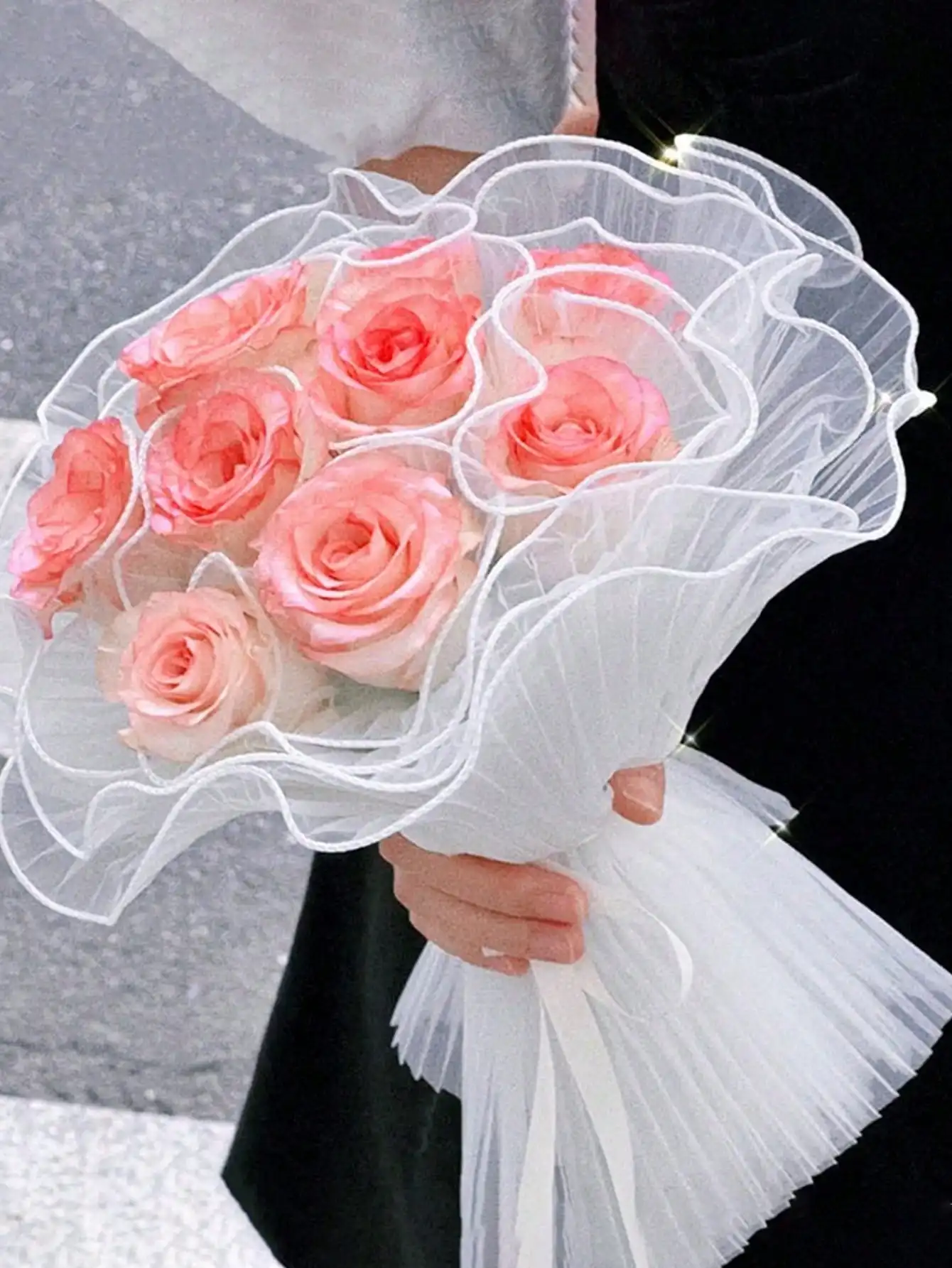 Papel de malla ondulado con bo - Ae Florist Supply reseña y precio