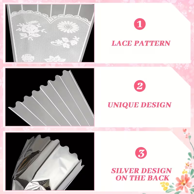 100 Fundas Transparentes con E - Florist Supply Ribbon reseña y precio