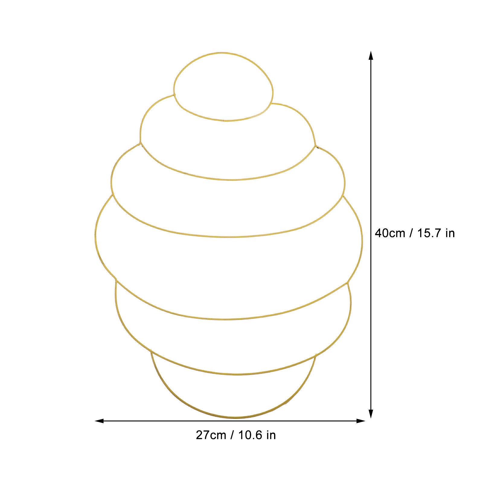 Marco de alambre metálico para - Wreath Form Wire reseña y precio