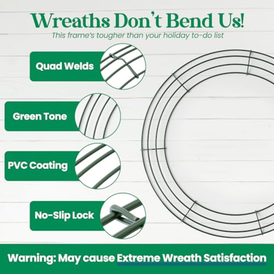 Paquete de 2 Marcos de Alambre - Wreath Form Wire reseña y precio