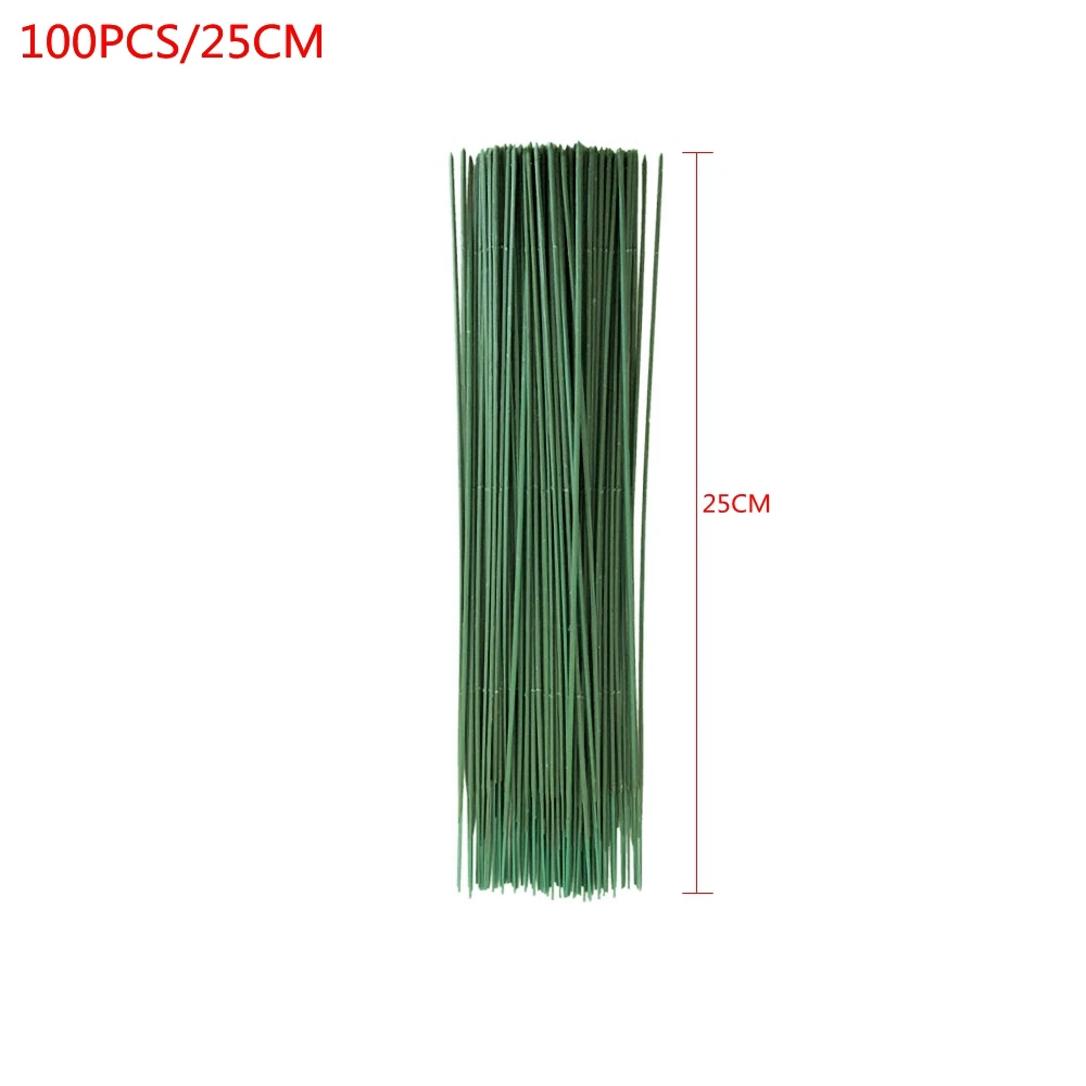 100 Uds. Vástago Artificial en - Wire Stem Florist reseña y precio