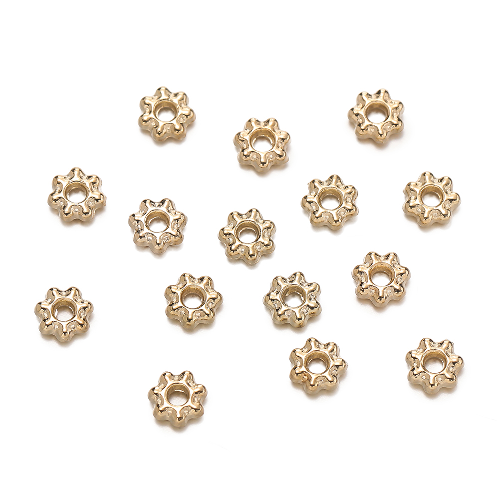200 Uds. Cuentas de copo de ni - Flower Supplies reseña y precio