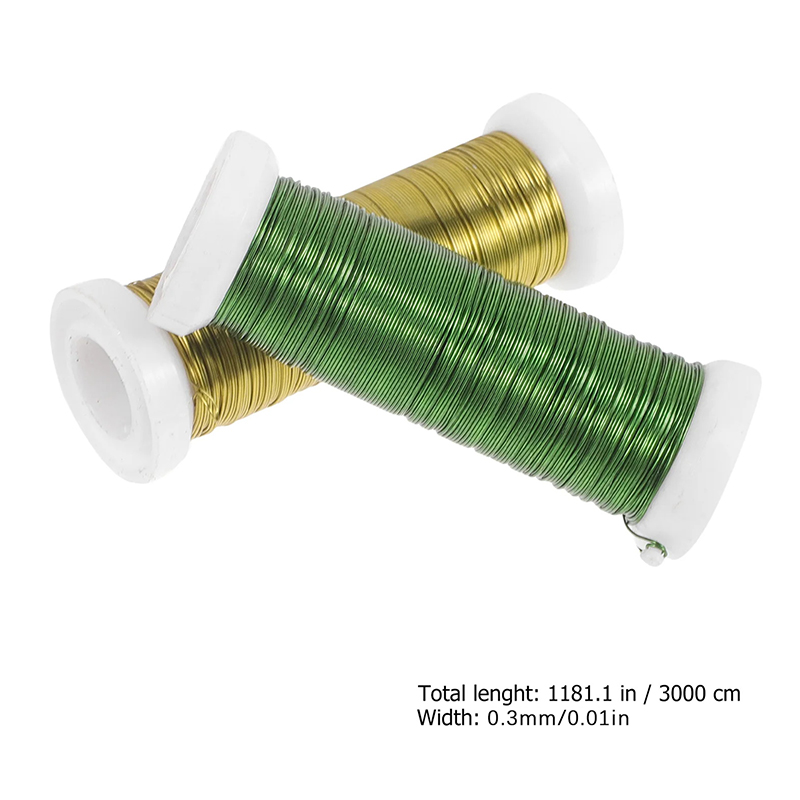 1 rollo de alambre floral de 3 - Wire Stem Florist reseña y precio