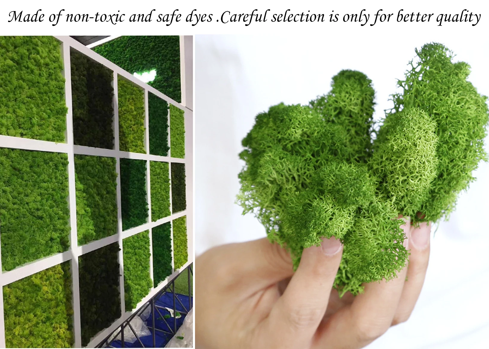 Musgo Artificial para plantas  - Preserved Moss Sheet reseña y precio
