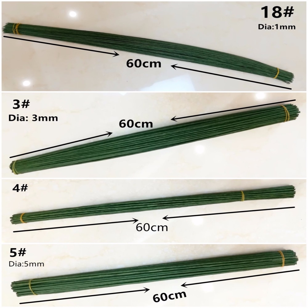 Alambre Verde Oscuro de 1mm 2/ - Wire Stem Florist reseña y precio